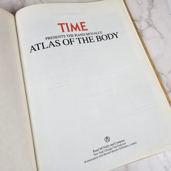 1980‎ Time Presents The Rand McNally Atlas Of The Body Rand McNally Hardcover - Picture 2 of 10
